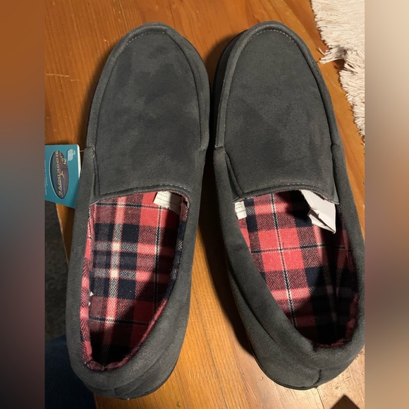 ROCKDOVE Mens Alexander Flannel lined Loafer size 10 - Picture 2 of 5